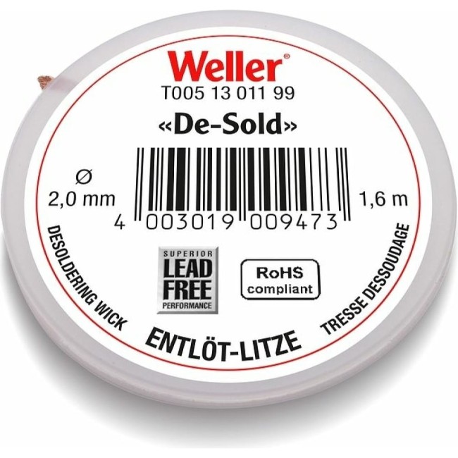 Оплетка для выпайки для выпайки WELLER 51301199