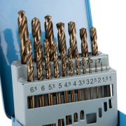 Набор сверл спиральных по металлу Debever Machining Solutions 1-10мм, HSS-Co, DIN 338, 19 предметов DB-DC19 Набор сверл спиральных по металлу Debever Machining Solutions 1-10мм, HSS-Co, DIN 338, 19 предметов DB-DC19