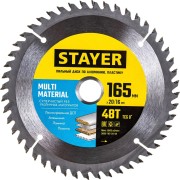 Пильный диск по алюминию STAYER Multi Material 3685-165-20-48 Пильный диск по алюминию STAYER Multi Material 3685-165-20-48