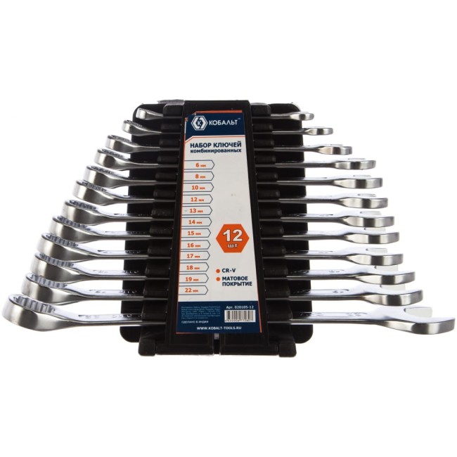 Набор комбинированных ключей КОБАЛЬТ 020105-12