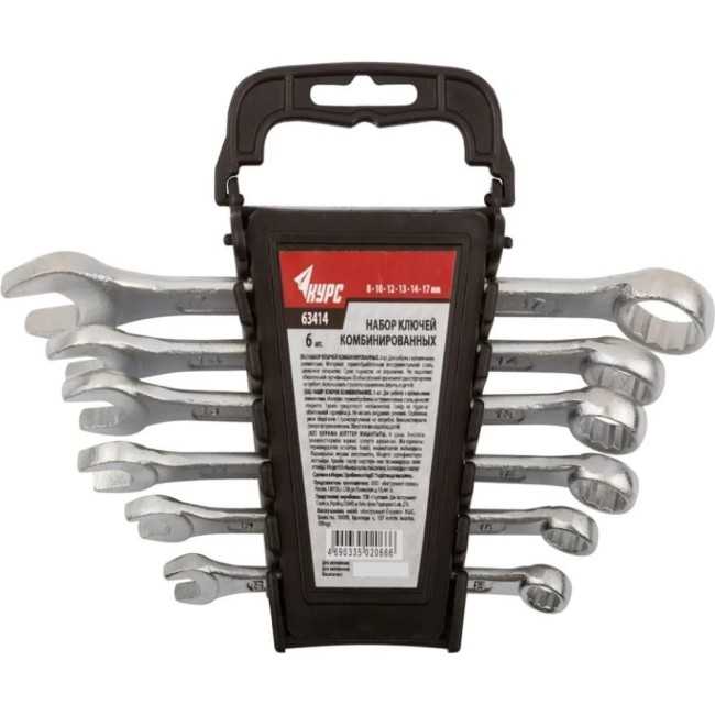 Комбинированные ключи FIT Стандарт 63414
