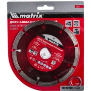 Отрезной сегментный алмазный диск MATRIX PREMIUM 73173 Отрезной сегментный алмазный диск MATRIX PREMIUM 73173