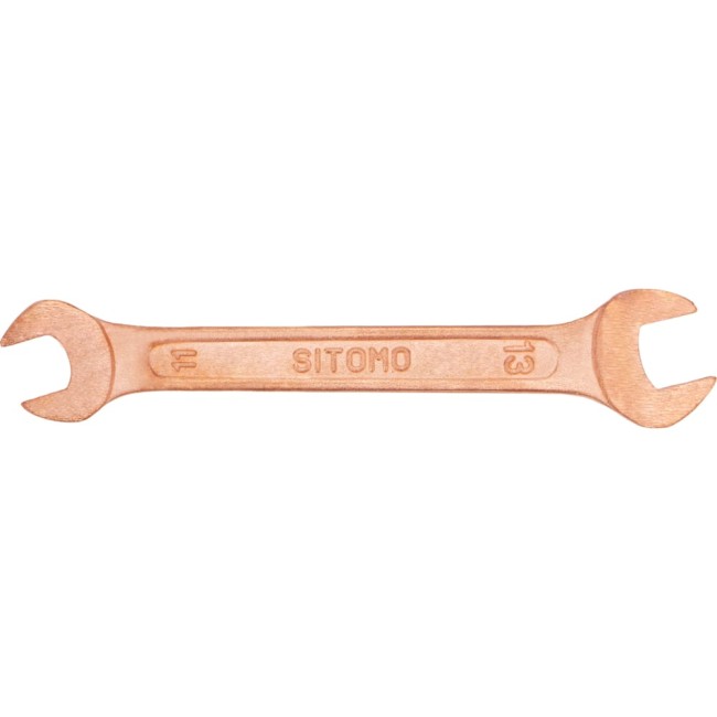 Гаечный двусторонний рожковый ключ SITOMO SIT 1001281