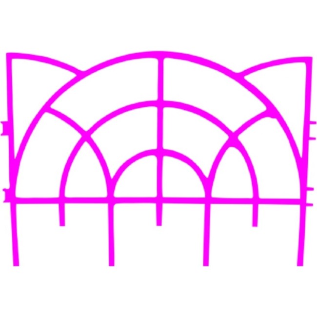 Декоративный заборчик Дачная мозаика Роккоко 13113