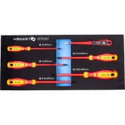 Набор диэлектрических отверток HOEGERT TECHNIK HT7G137 Набор диэлектрических отверток HOEGERT TECHNIK HT7G137