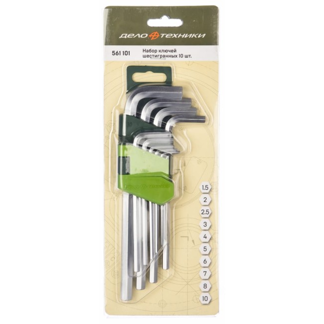 Набор шестигранных ключей Дело Техники ДТ/40 561101