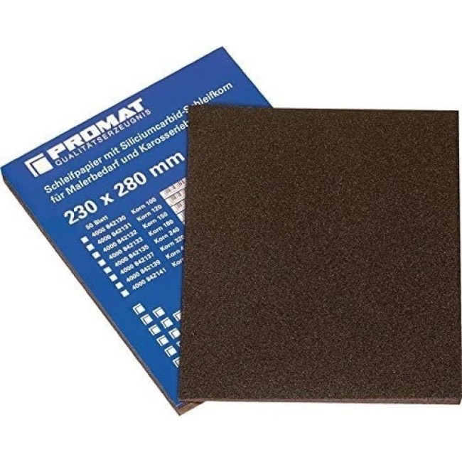 Влагостойкая бумага шлифовальная PROMAT 4000842130