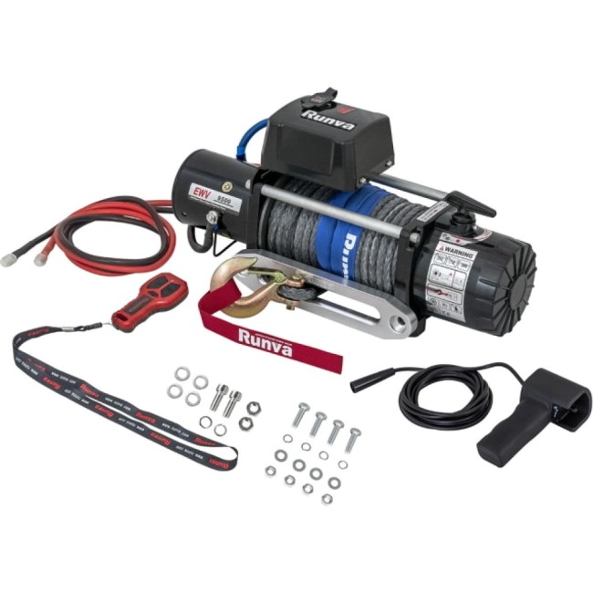 Автомобильная электрическая лебедка Runva EWV9500SSR