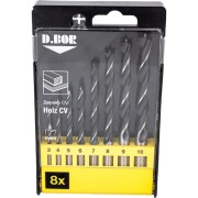Набор сверл по дереву D.BOR 180008104D Набор сверл по дереву D.BOR 180008104D