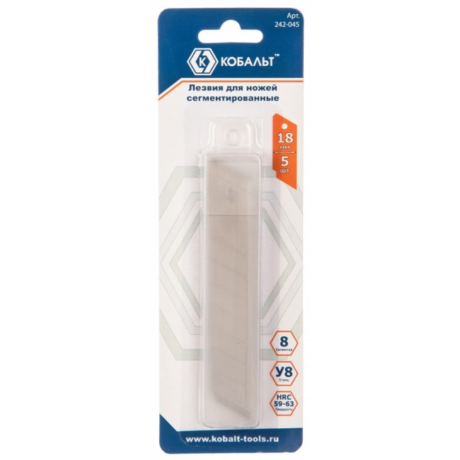 Сменные лезвия для ножей КОБАЛЬТ 242-045