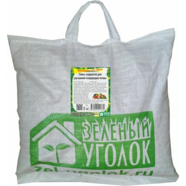 Смесь сидератов семена для улучшения плодородия почвы Зеленый уголок 4660001295360 Смесь сидератов семена для улучшения плодородия почвы Зеленый уголок 4660001295360