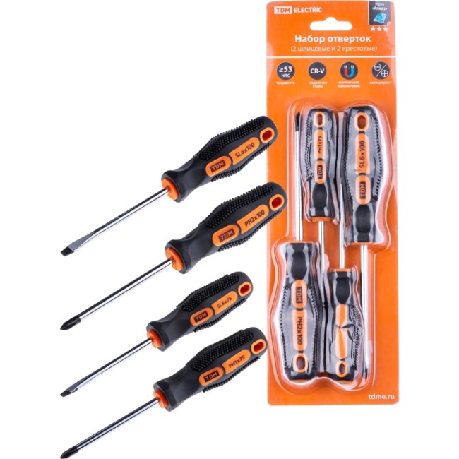 Набор отверток TDM Алмаз SQ1013-0201
