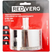 Алмазное сверло-коронка по керамограниту REDVERG 700331 6627094 Алмазное сверло-коронка по керамограниту REDVERG 700331 6627094