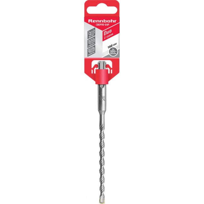 Сверло-бур sds-plus по бетону RENNBOHR Duo 680816