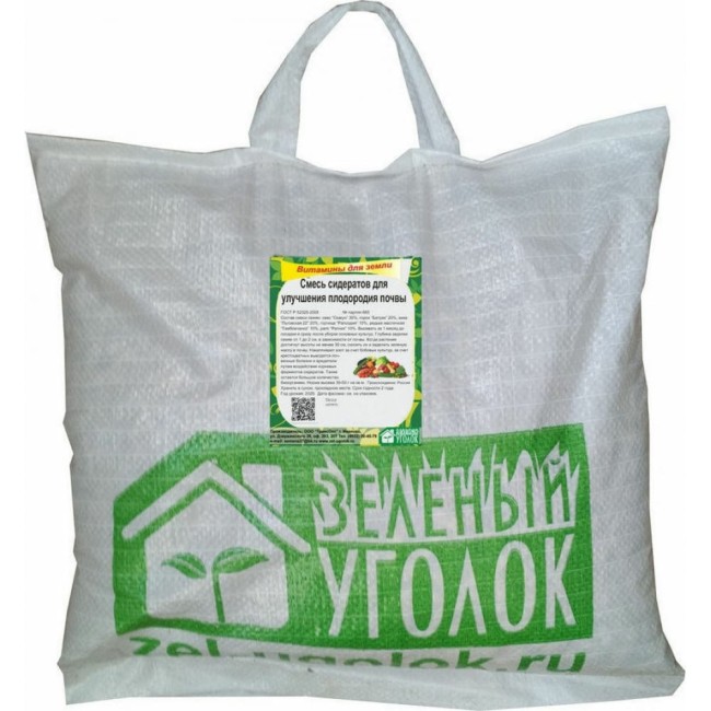 Смесь сидератов семена для улучшения плодородия почвы Зеленый уголок 4660001295308 Смесь сидератов семена для улучшения плодородия почвы Зеленый уголок 4660001295308
