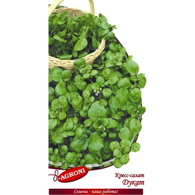 Семена Агрони Кресс салат Дукат, 1,0г ц/п 3936