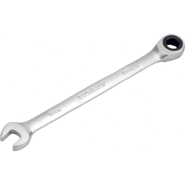 Комбинированный трещоточный ключ Gigant GRW8
