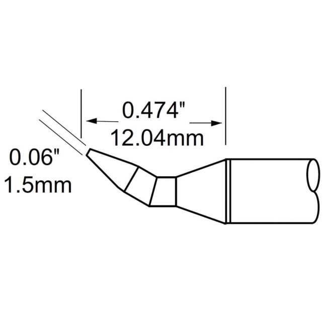 Картридж-наконечник для MFR-H1 METCAL SCP-CHB15