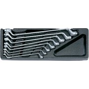 Набор накидных изогнутых ключей HONITON IK-DW70080C