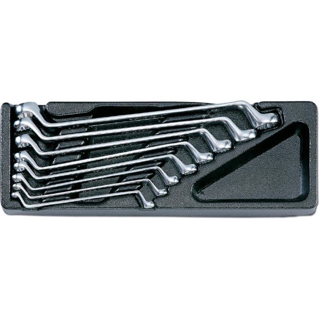 Набор накидных изогнутых ключей HONITON IK-DW70080C