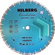 Отрезной диск алмазный Hilberg Revolution 400х25.4х12 мм HMR809 Отрезной диск алмазный Hilberg Revolution 400х25.4х12 мм HMR809