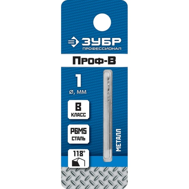 Сверло по металлу ЗУБР Проф-В 29621-1