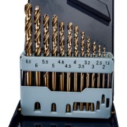 Набор спиральных сверл по металлу THORVIK TDBS13K5 Набор спиральных сверл по металлу THORVIK TDBS13K5