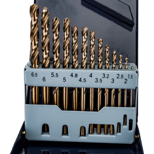 Набор спиральных сверл по металлу THORVIK TDBS13K5
