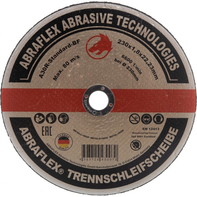 Отрезной круг по металлу и нержавейке Abraflex А230182223