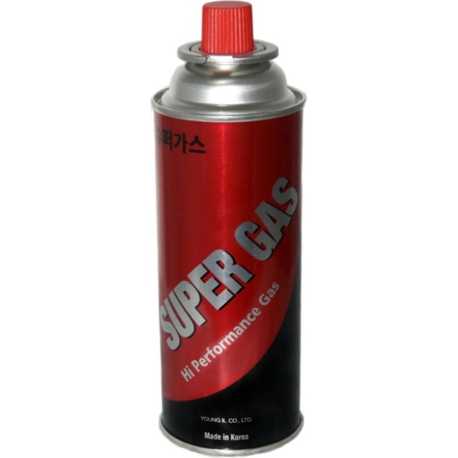 Газовый всесезонный цанговый баллон для портативных газовых приборов SUPER GAS 2711139701 Газовый всесезонный цанговый баллон для портативных газовых приборов SUPER GAS 2711139701