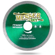 Алмазный диск по граниту, мрамору MESSER 125D-1.9T-7W-22.2 Алмазный диск по граниту, мрамору MESSER 125D-1.9T-7W-22.2