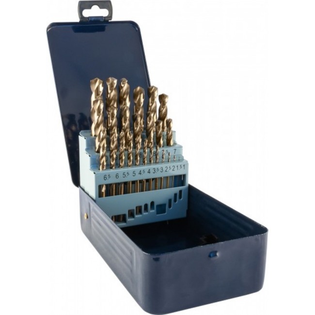 Набор спиральных сверл по металлу THORVIK TDBS19K5