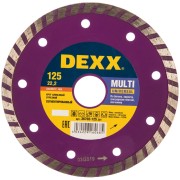 Отрезной алмазный круг для УШМ DEXX ТУРБО 36702-125_z01