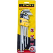 Имбусовые ключи STAYER MASTER 2741-H9-2 Имбусовые ключи STAYER MASTER 2741-H9-2