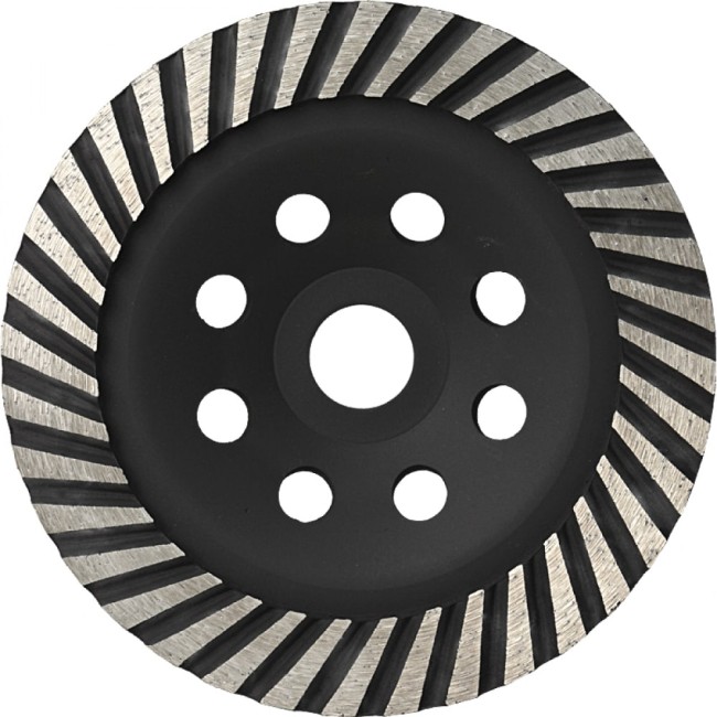 Зачистная турбо алмазная чашка KROTEC 3801031