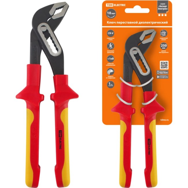 Диэлектрический переставной ключ TDM ЭкспертЭлектрик SQ1010-0109