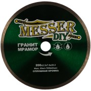 Алмазный диск по граниту, мрамору MESSER 200D-2.3T-7W-22.2 Алмазный диск по граниту, мрамору MESSER 200D-2.3T-7W-22.2