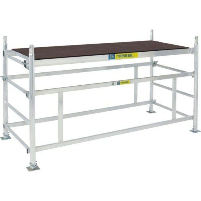 Разборные алюминиевые подмости MEGAL ПРА-700 4687201845232