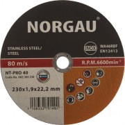 Отрезной диск NORGAU Inox 083305230 Отрезной диск NORGAU Inox 083305230