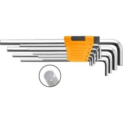 Набор шестигранников INGCO INDUSTRIAL Extra Long HHK11092 Набор шестигранников INGCO INDUSTRIAL Extra Long HHK11092