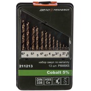 Набор сверл по металлу Дело Техники 211213 Набор сверл по металлу Дело Техники 211213