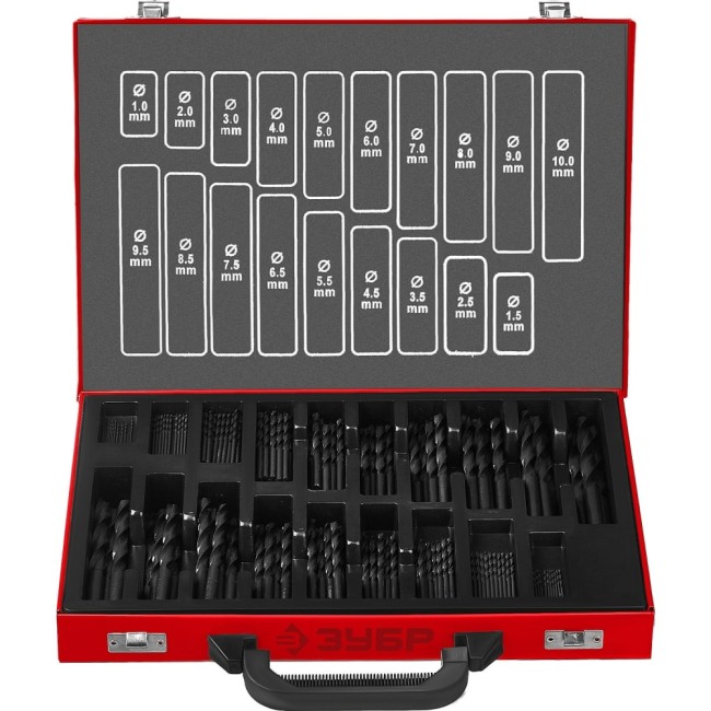 Набор сверл по металлу ЗУБР МАСТЕР-170 29605-H170