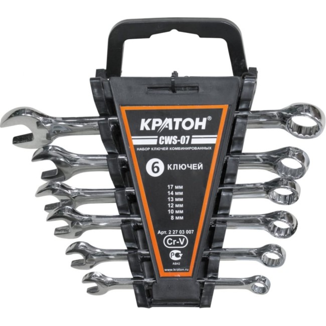 Набор комбинированных ключей Кратон CWS-07 2 27 03 007