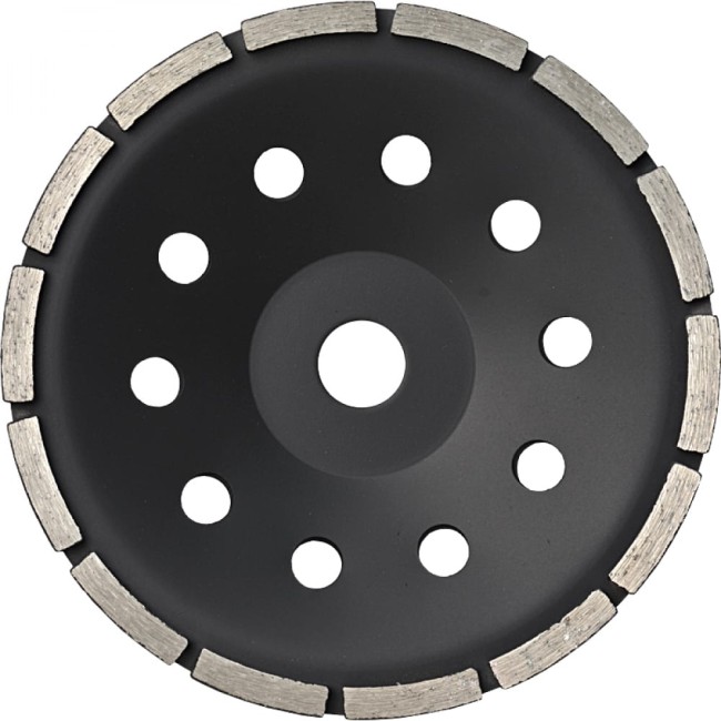 Зачистная однорядная алмазная чашка KROTEC 3801028