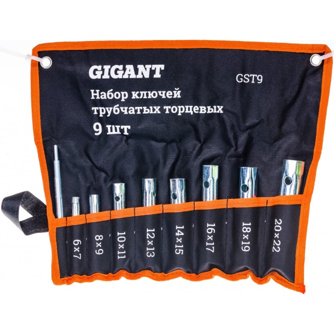 Набор трубчатых торцевых ключей Gigant GST9 Набор трубчатых торцевых ключей Gigant GST9