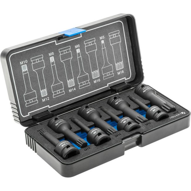 Набор торцевых ударных головок HOEGERT TECHNIK HT6R006